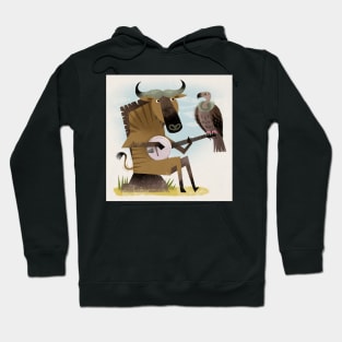 Gnu and Vulture Hoodie